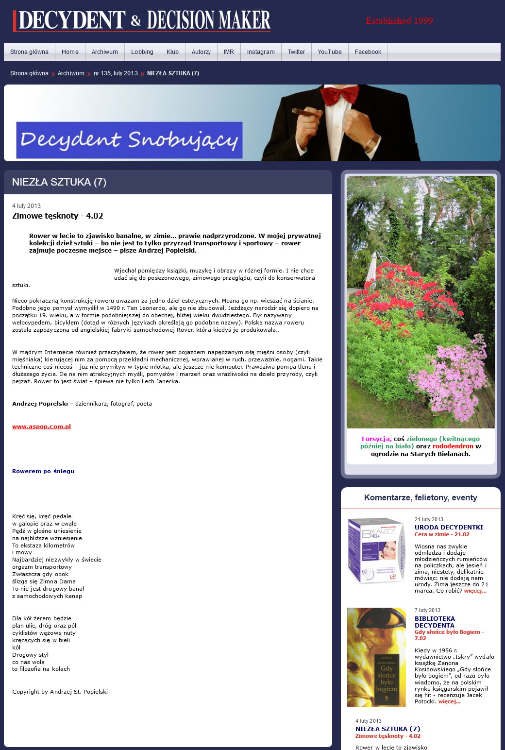 Zimowe tęsknoty
